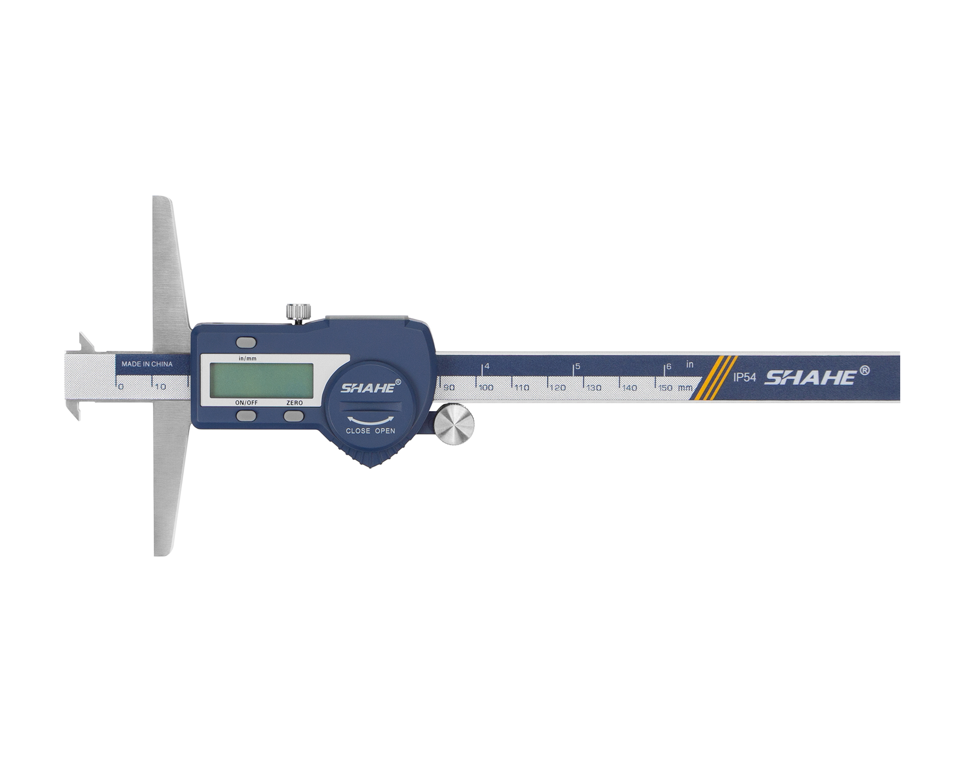 Штангенглубиномер ШГЦ- 150 0.01 электр. с дв. тол-м SHAHE