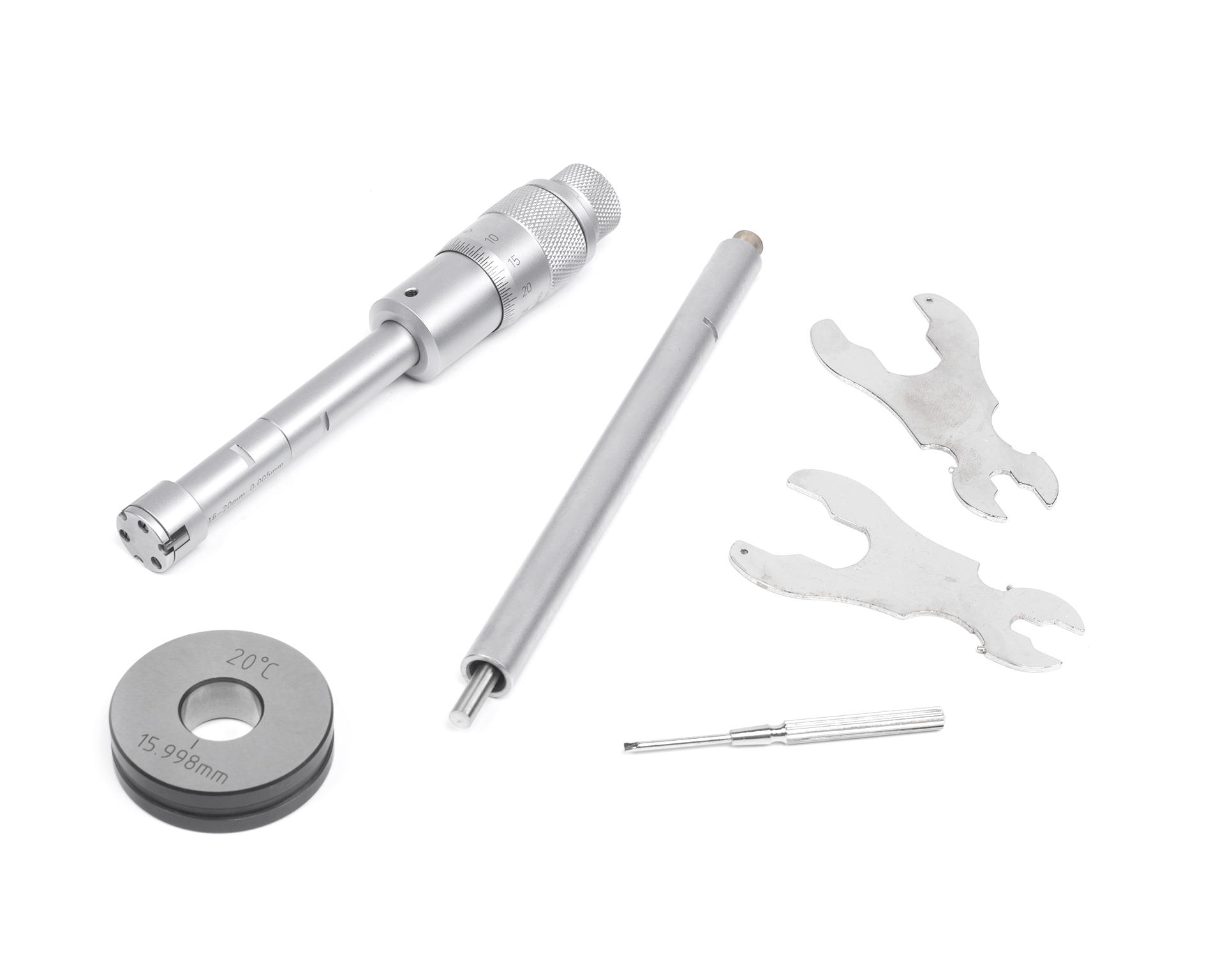 Нутромер микрометрический 3-точечный 16-20 0,005 у/к ЧИЗ