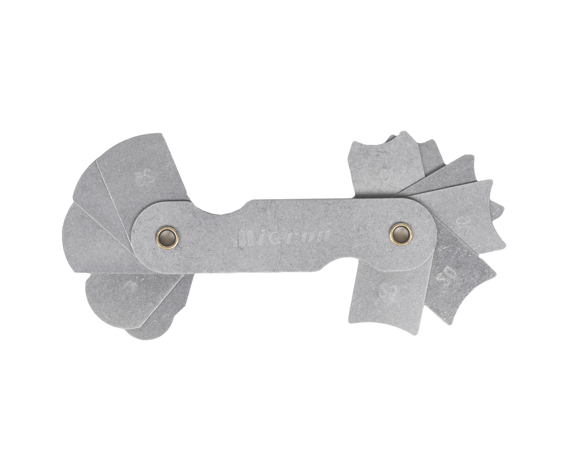 Набор шаблонов радиусных №2 (R 8-25мм) Микрон