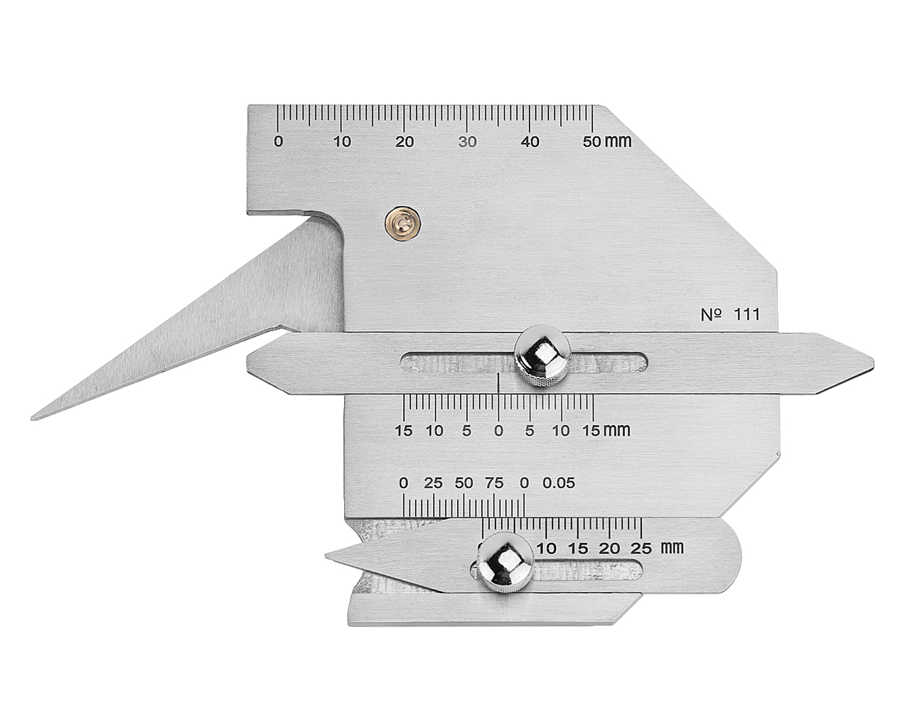 Шаблон сварщика WG 2+ нержавеющая сталь Микрон