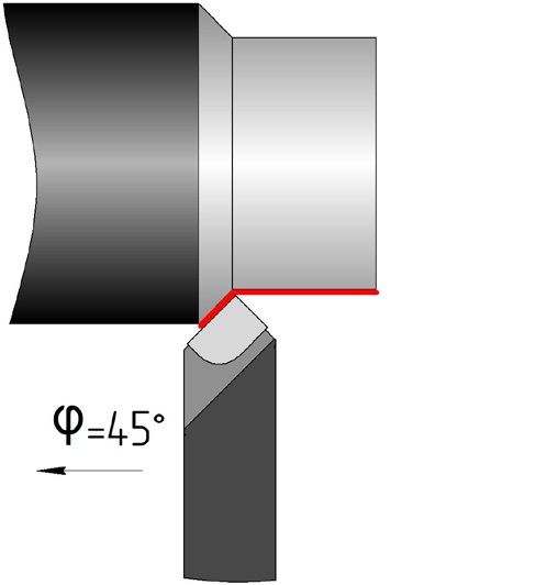 Резец проходной прямой 40х32х200 ВК8